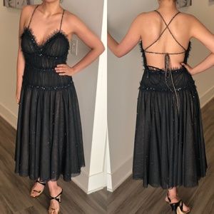 Exclusive MAXAZRIA Runway COLLECTION Beaded Dress